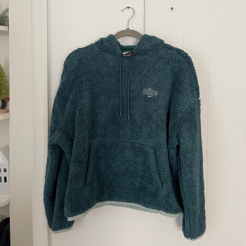 Nike Sportswear Plush Fleece Hoodie Teal